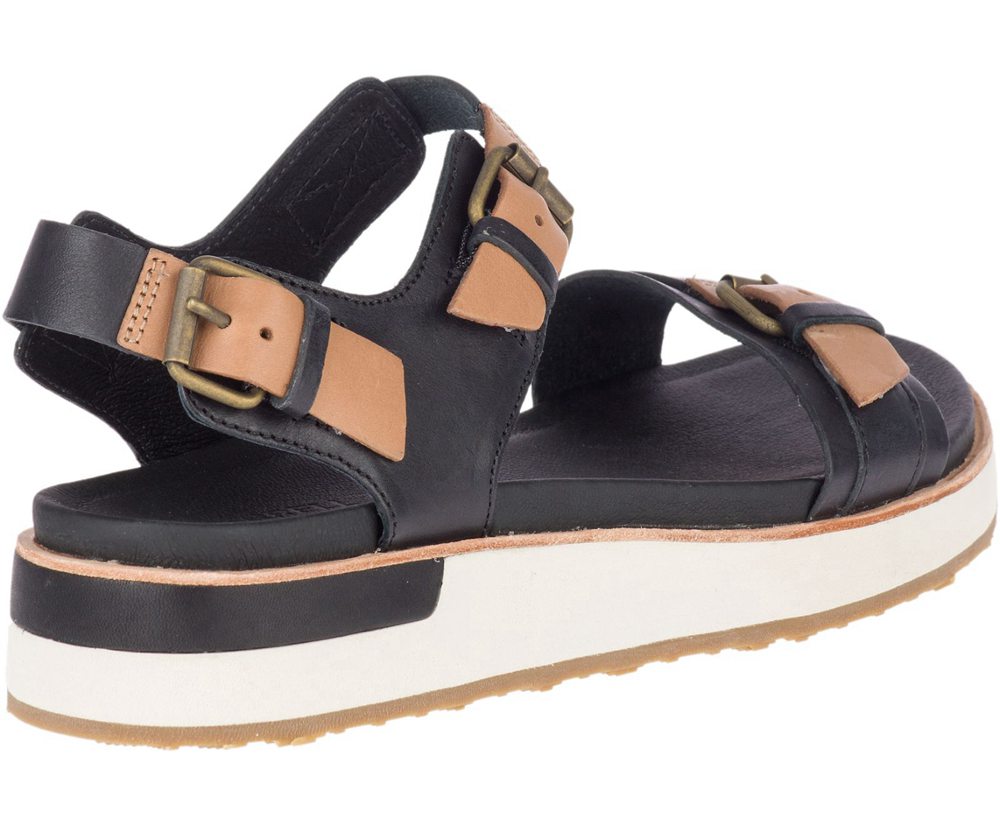Sandálias Senhora - Merrell Roam Buckle - Pretas - UEN214758